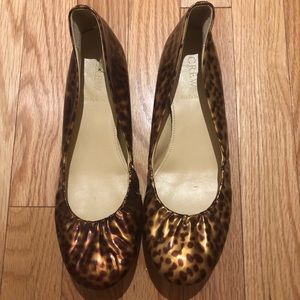 J CREW Leopard Print Flats